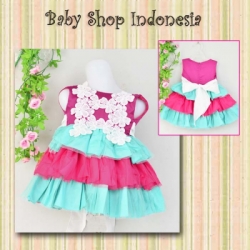 large dress anak dress bayi baju pesta anak baju pesta bayi gaun anak gaun bayi layer maroon tosca